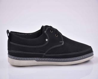Мъжки обувки естествен набук черни  EOBUVKIBG 3