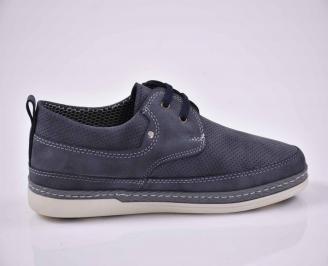 Мъжки обувки естественa кожа сини EOBUVKIBG 3