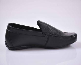 Мъжки  спортно елегантни обувки  черни EOBUVKIBG