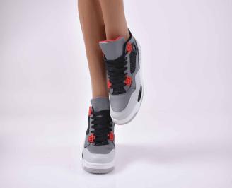 Юношески спортни обувки сиви  EOBUVKIBG