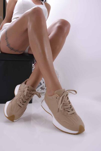 Дамски  спортни обувки бежови  EOBUVKIBG