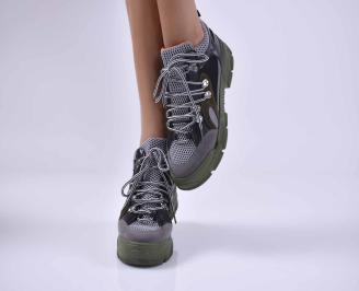 Дамски  спортни обувки зелени  EOBUVKIBG