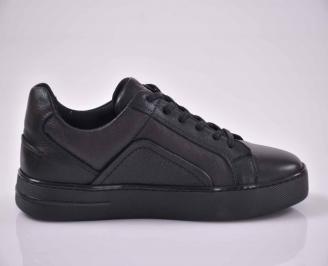 Мъжки обувки естествена  кожа черни  EOBUVKIBG 3