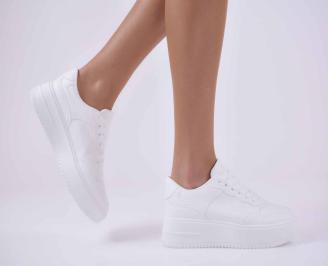 Дамски спортни обувки бели EOBUVKIBG