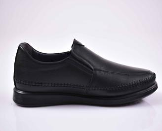Мъжки обувки гигант естествена кожа черни EOBUVKIBG 3