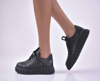 Дамски сникърси обувки  черни  EOBUVKIBG