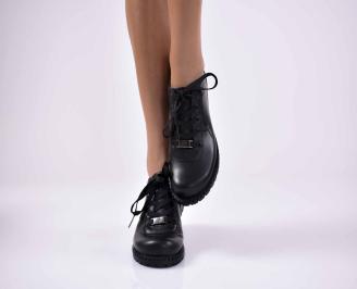 Дамски  равни обувки  черни  EOBUVKIBG