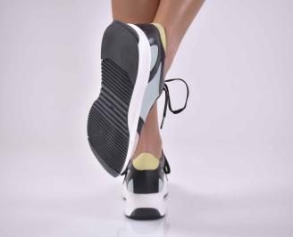 Дамски спортни обувки   естествена кожа шарени EOBUVKIBG