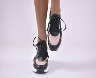 Дамски спортни обувки   естествена кожа шарени EOBUVKIBG