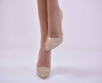 Дамски елегантни обувки бежови  Гигант  EOBUVKIBG