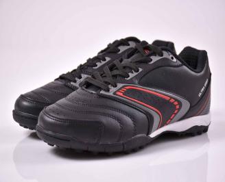 Юношески спортни обувки  с ортопедична стелка черни EOBUVKIBG