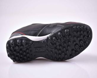 Юношески спортни обувки  с ортопедична стелка черни EOBUVKIBG