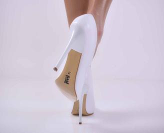 Дамски елегантни обувки бели EOBUVKIBG 3