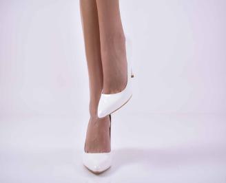 Дамски елегантни обувки бели  EOBUVKIBG