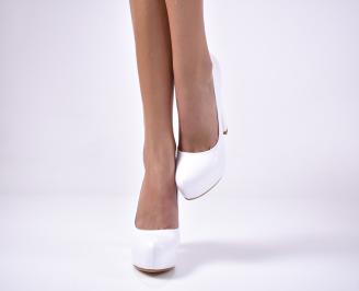 Дамски елегантни обувки  бели EOBUVKIBG