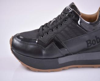 Мъжки спортни обувки  ортопедична стелка  черни  EOBUVKIBG