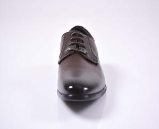 Мъжки официални обувки кафяви EOBUVKIBG