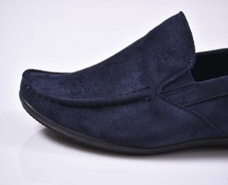 Мъжки  спортно елегантни обувки  сини EOBUVKIBG