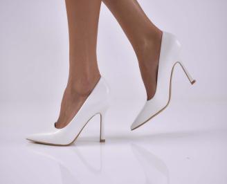 Дамски  елегантни обувки  бели EOBUVKIBG
