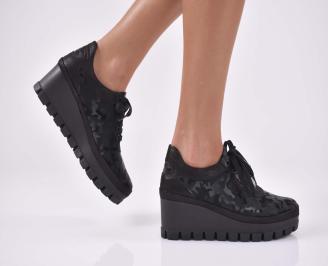 Дамски обувки   естествена кожа   черни  EOBUVKIBG