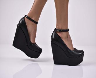 Дамски елегантни обувки  черни EOBUVKIBG