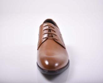 Мъжки официални обувки кафяви  EOBUVKIBG