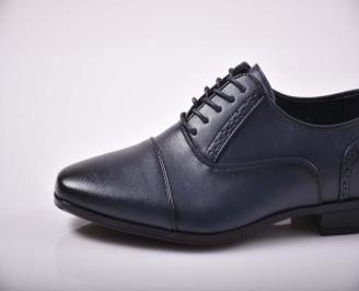 Мъжки официални обувки сини EOBUVKIBG