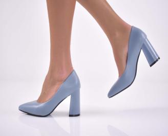 Дамски елегантни обувки сини EOBUVKIBG