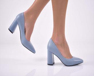 Дамски елегантни обувки сини EOBUVKIBG