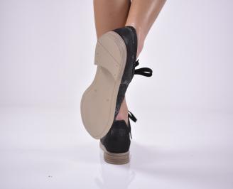 Дамски  обувки естествена кожа черни  EOBUVKIBG 3