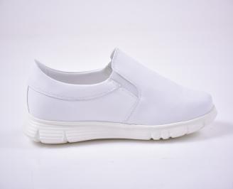 Мъжки обувки естествена кожа бели EOBUVKIBG 3