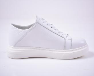 Мъжки обувки естествена кожа бели  EOBUVKIBG 3