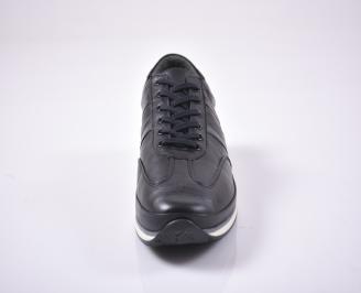 Мъжки спортно елегантни обувки  гигант черни EOBUVKIBG