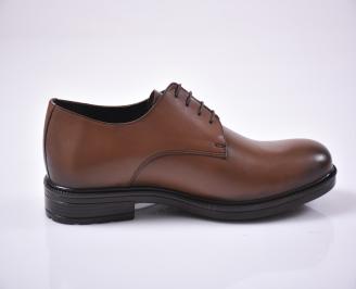 Мъжки обувки естествена кожа кафяви EOBUVKIBG 3