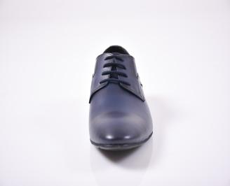 Мъжки официални обувки сини EOBUVKIBG