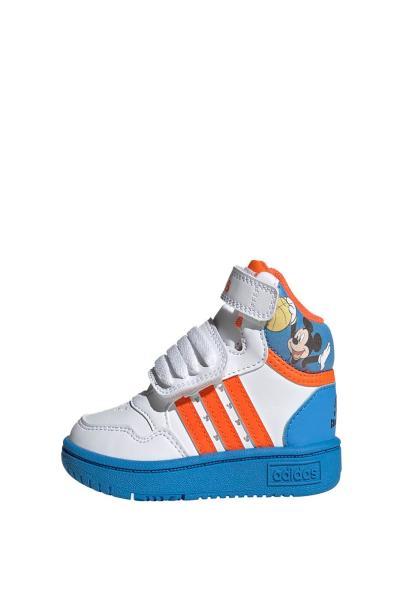 ADIDAS x Disney Mickey Hoops Mid Shoes White/Multi