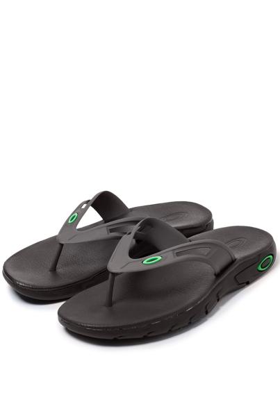 OAKLEY Ellipse Flip Flops Green/Black