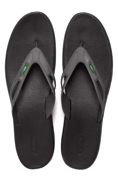 OAKLEY Ellipse Flip Flops Green/Black 3