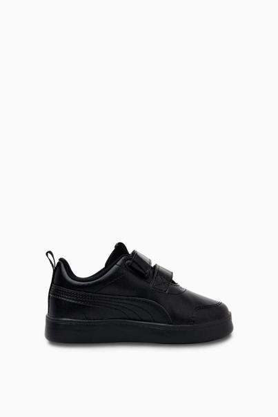 PUMA Courtflex Infants All Black