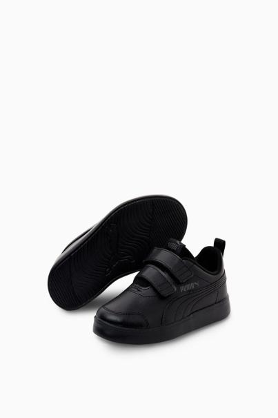 PUMA Courtflex Infants All Black
