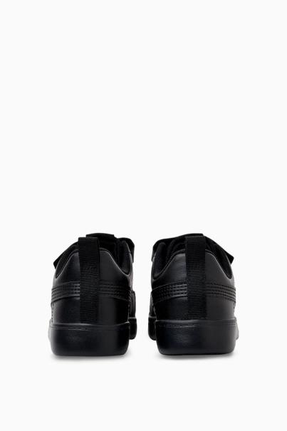 PUMA Courtflex Infants All Black