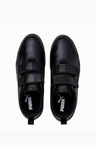 PUMA Courtflex Infants All Black