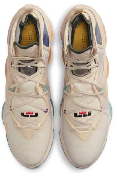 NIKE x LeBron James 19 Shoes Beige/White