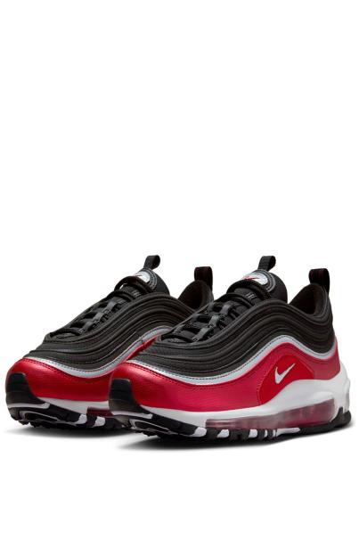 NIKE Air Max 97 Gs Shoes Black/Red 3