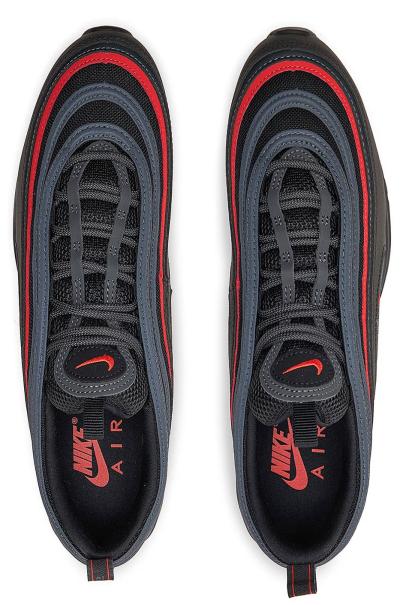 NIKE Air Max 97 Shoes Black/Red