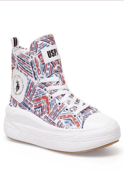 US POLO Assn Clementine Shoes White/Multi