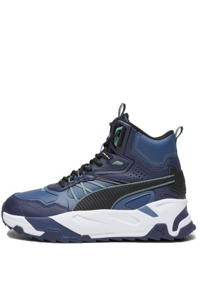 PUMA Trinity Mid Hybrid Leather Shoes Blue