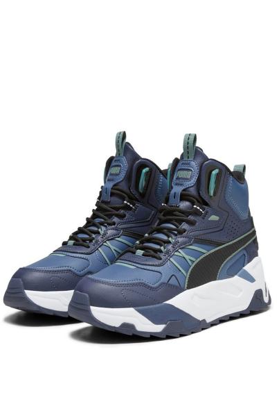 PUMA Trinity Mid Hybrid Leather Shoes Blue