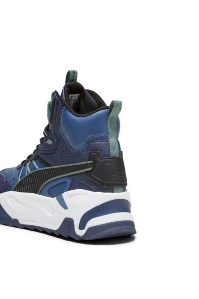 PUMA Trinity Mid Hybrid Leather Shoes Blue