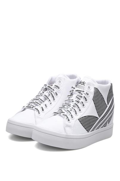 ADIDAS Courtvantage Heel Logo White